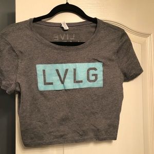 Live large crop top